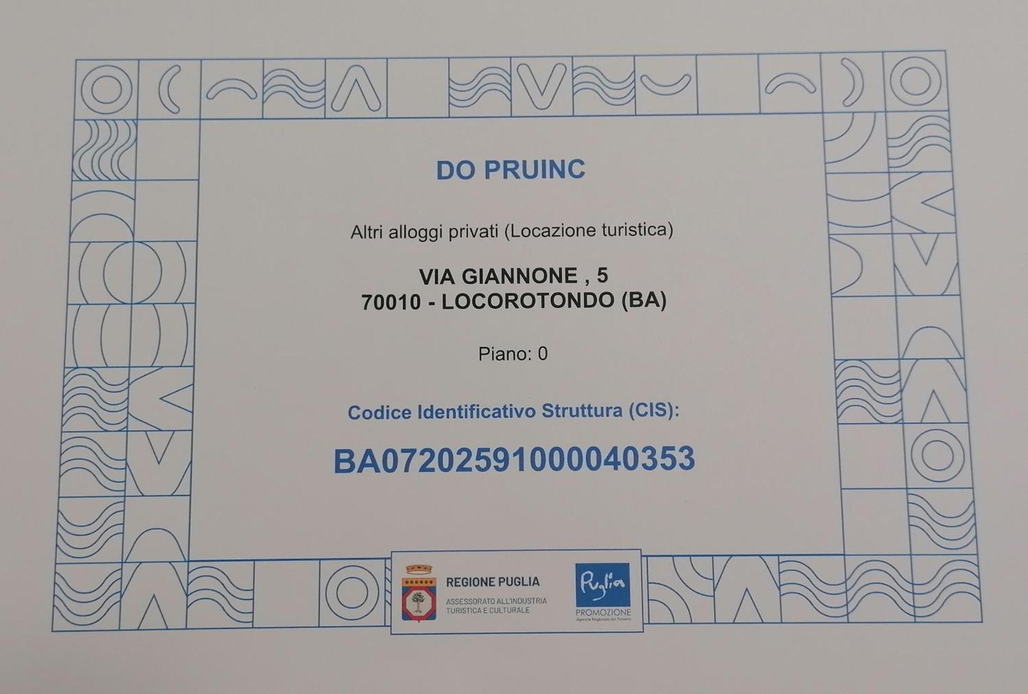 Villa Do Pruinc à Locorotondo Extérieur photo